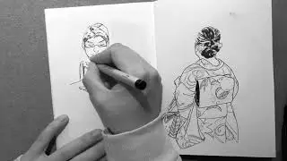 Tokyo Street Sketchbook (realtime sketching) #1
