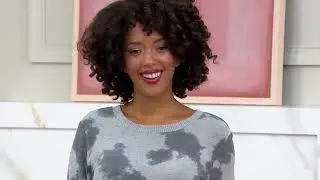 Bumblebella by Jill Martin Watercolor Tie-Dye Hacci Set on QVC