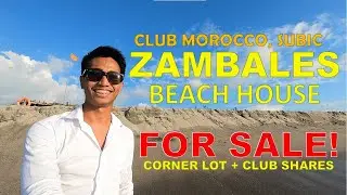 ZAMBALES BEACH HOUSE FOR SALE - Club Morocco, Subic (Corner Lot with Club Shares)