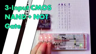 3-Input CMOS NAND + NOT Gate