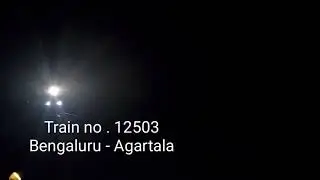 12503 - Agartala Humsafar Express (BNC - AGTL)| High Speed Arrived Tetelia Station