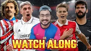 REAL MADRID VS ATLETICO MADRID/ ARSENAL VS LIVERPOOL WATCH ALONG