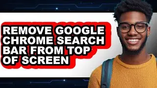 How to Remove Google Chrome Search Bar from Top of Screen (only Way)