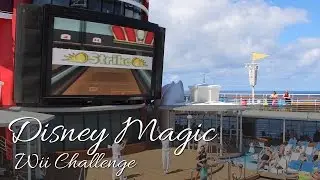 Captain vs Cruise Director Wii Bowling | Disney Magic Transatlantic Cruise | Disney Cruise Line