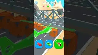 Shape-shifting Funny Race All Level Gameplay Walkthrough Master Level #940 BeamNG.drive #Shorts