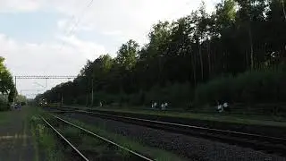 Drezyna PS-00.M/B NR 45 TRANSKOL przelotem przez Szadek + koncertowa załoga.