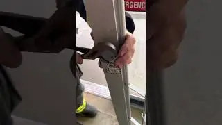 Firefighter through the lock- mortise lock removal