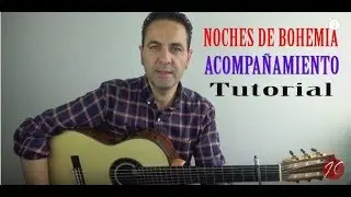 RUMBA NOCHES DE BOHEMIA, ACOMPAÑAMIENTO, Tutorial (Jeronimo de Carmen) Guitarraflamenca
