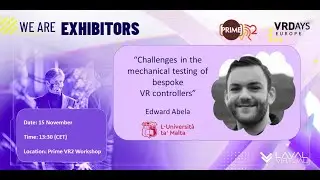 Challenges in the mechanical testing of bespoke VR controllers