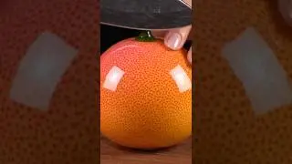 Cutting Glass Fruit Grapefruit 🍊 ASMR #ai #aiart #asmrsounds #asmr #aiasmr #satisfyingvideo #trend