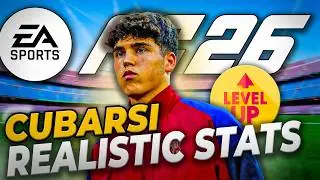 FC 26 ⚽️ How to Update Pau Cubarsi Realistic Stats & New Stats Reload Comparison Barcelona La Masia
