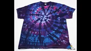 Experimenting With Liquid Dye Placement On A Tie Dye Spiral [Offset Design]