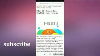 Good News For Xiaomi Redmi Users MIUI 10 Release Date, Eligible Devices, Features in Telugu
