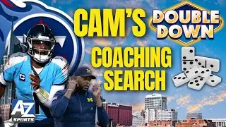 Cam Ward doubles down & Titans coaching search update with Sherrone Moore, Michigan domino