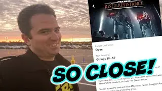 How to get a Boarding Pass for Rise of the Resistance...almost