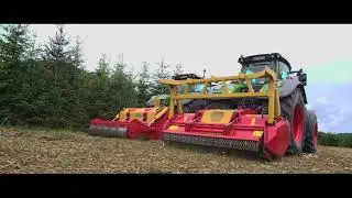 1000PS !!! | 2 X Fendt 1050 - SeppiM Maxiforst und Maxisoil in Aktion! | 4K