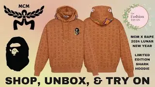 MCM X BAPE | 2024 LUNAR NEW YEAR SHARK HOODIE | The Fashion Try On