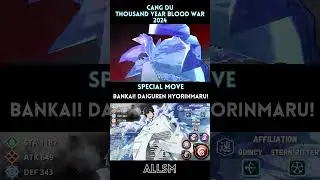 Thousand Year Blood War 2024 Cang Du Bankai! Daiguren Hyorinmaru!