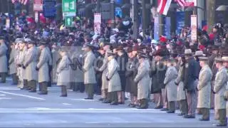 INAUGURATION PARADE:CROWD SHOTS-CHEERING