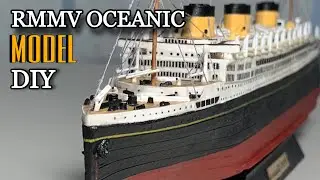 Ocean liner RMMV Oceanic paper model DIY