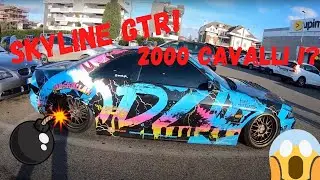 SKYLINE GTR DA 2000 HP CON VIP SPECIALE! AUTO SPAVENTOSA!ARABGT