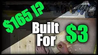 Работа с брусками 2x4: проект за 3 доллара против покупки за 165 долларов.