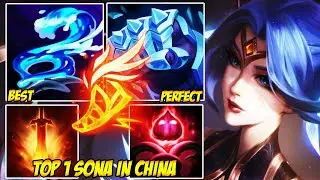 WILD RIFT CHINA TOP 1 SONA - FLEET FOOTWORK SONA? BROKEN BUILD AND RUNES