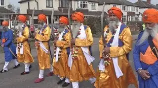 Nagar Kirtan Wednesfield to Willenhall Gurdwara 2013