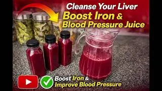 Beet Juice for Liver Cleanse, Iron Boost & Healthy Blood Pressure. Flush out toxins.