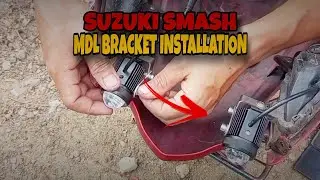 SUZUKI SMASH | MINI DRIVING LIGHT BRACKET INSTALLATION