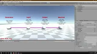 Unity 3D - Electricity System with fuel and consumtion.