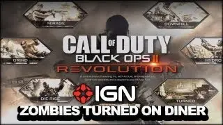 Call of Duty: Black Ops 2 Zombies - Revolution DLC - Turned on Diner