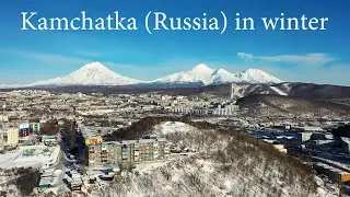 Kamchatka in winter (Volcanoes & snowmobile in Russia Far East)