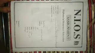 NIOS - DELED 504 Solved Assignment (part 2) in Punjabi language