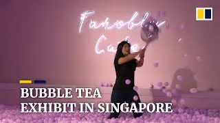Bubble tea-themed exhibit opens in Singapore