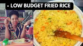 How to make Low budget fried rice chicken 🍗. (Sapa fried rice 🤣.