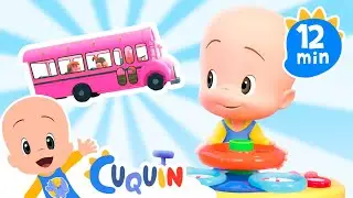 The Wheels on the pink bus | Cleo & Cuquin | Kids | Songs