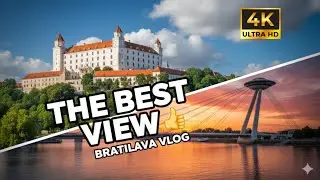 ​Bratislava Castle & UFO Bridge | Slovakia Travel Vlog 4K