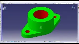 Apoyo de rodamiento en CATIA V5