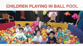 Children Playing in a Ball Pool