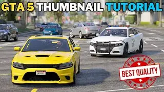 How to make BEST QUALITY THUMBNAIL for GTA 5 | Best Quality GTA 5 Thumbnail