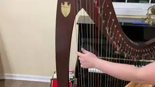 How a lever harp works