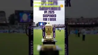 ipl 2025 suspended news ||but Donald Trump other plan ||breaking news || #short #ipl2025 ||