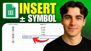 How to Insert a Plus or Minus Symbol in Google Sheets (Tutorial 2026)