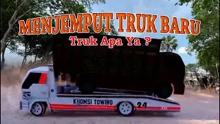 Menjemput truk merah #trukmainan #truktelolet #trukoleng #umarandbrothers