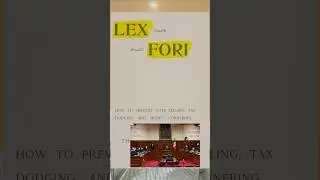 Lex Fori Explained in 60 Seconds ⚖️📜 | Law Made Simple! Iska matlab kya hota hai?