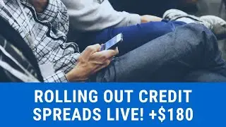 Rolling out two credit spreads live on Robinhood!