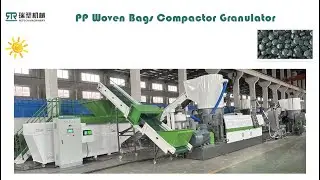 500kg/h PP Woven Bags Compactor granulator/Pelletizing Machine