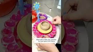 Create your own pottery! Perfect for kids who love getting hands-on with art #DIYPottery #kidstoys