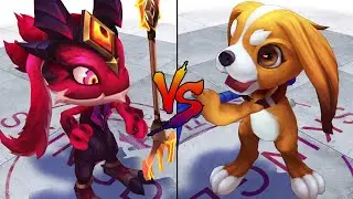 Little Devil Fizz vs Fuzz Fizz Skin Comparison Spotlight (League of Legends)